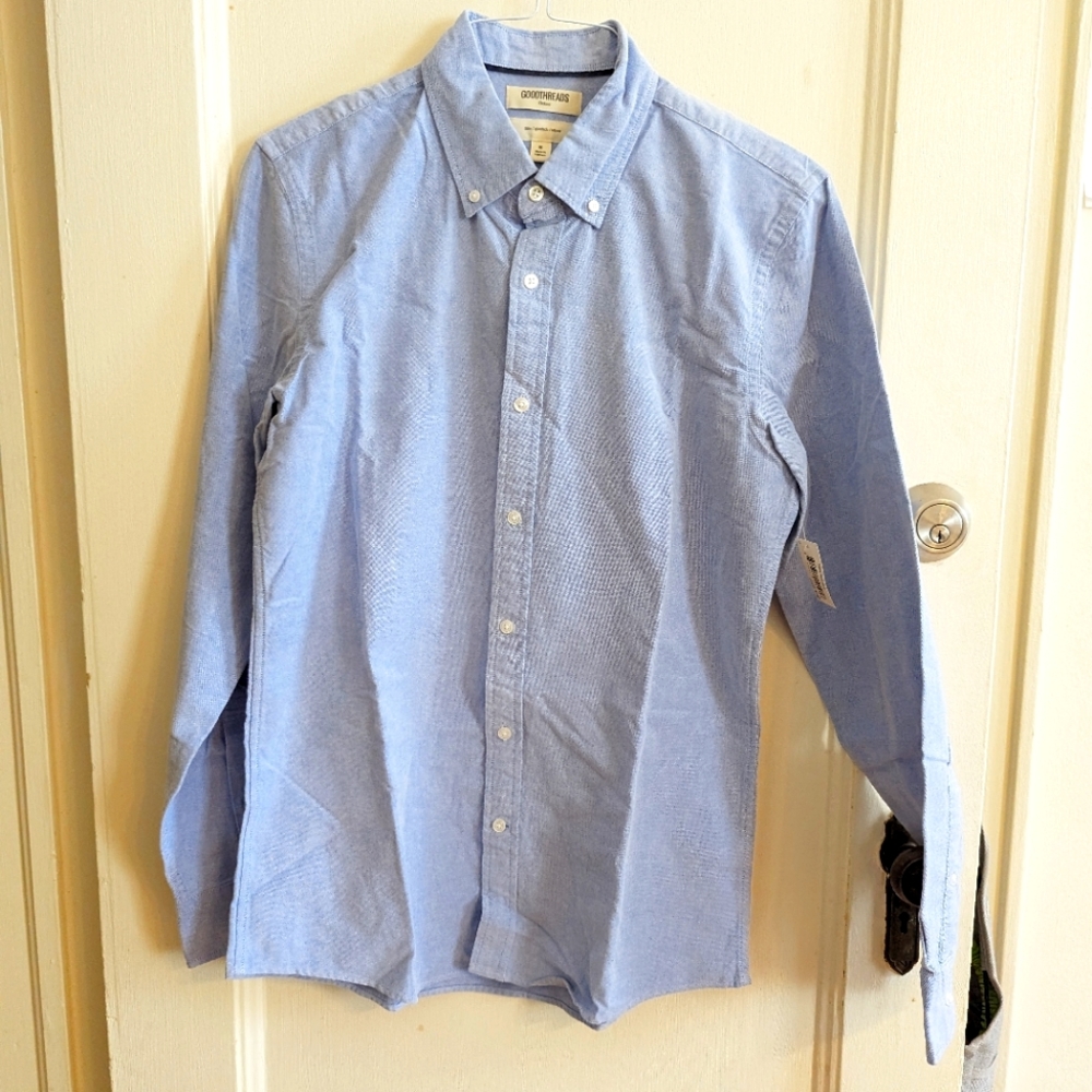 Good Threads Oxford Slim long sleeve shirts Sz Med